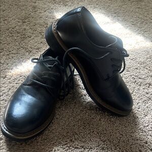 Classic Black Leather Men's Shoes